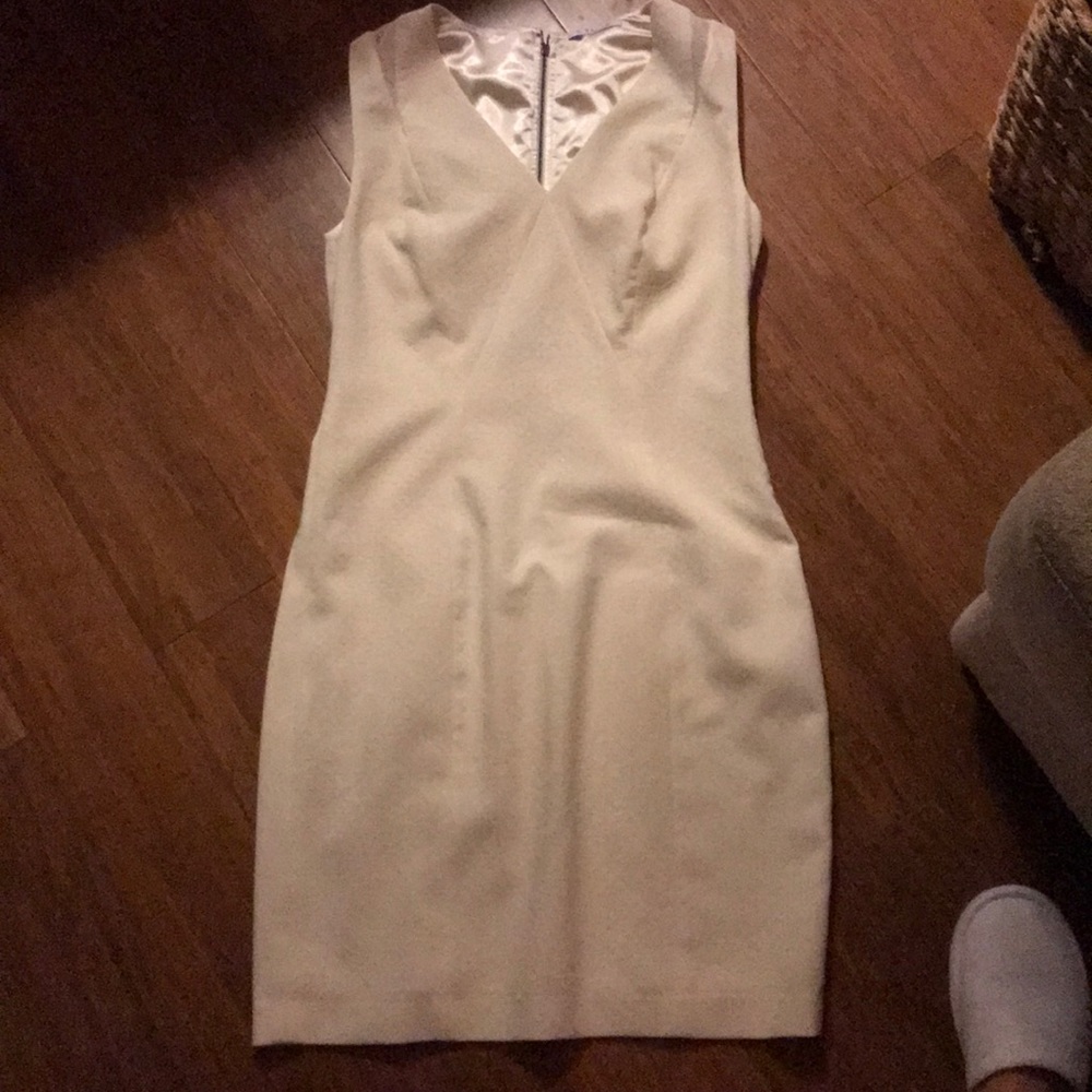Tahari Cream dress.